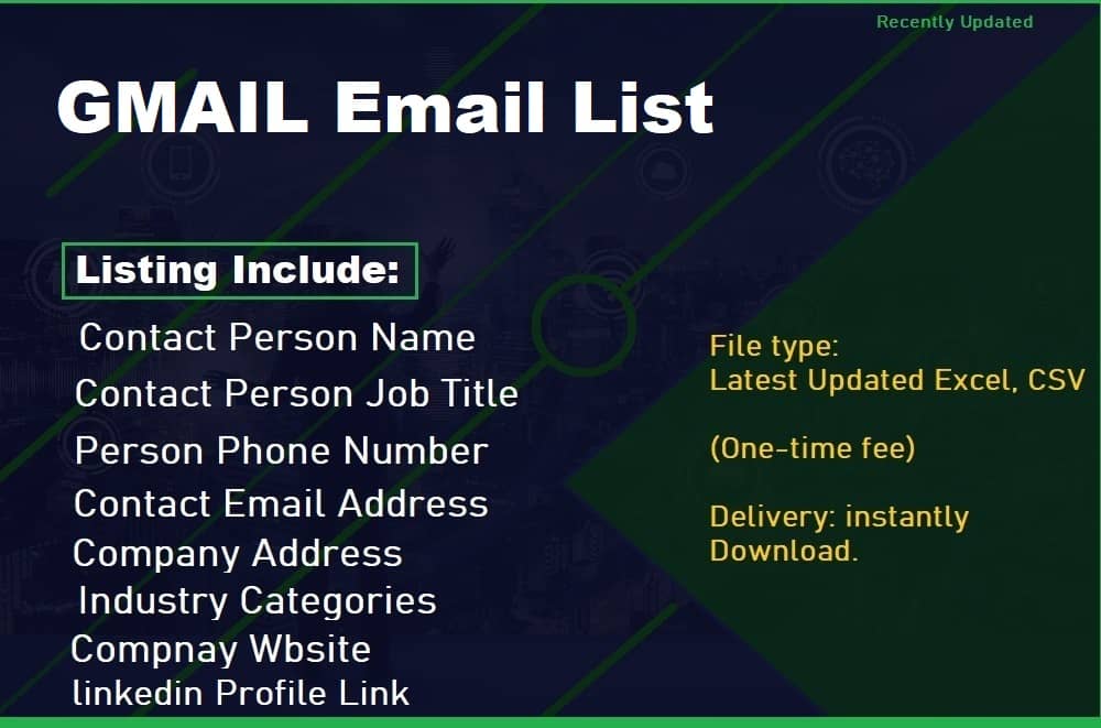 Gmail lista e-pošte