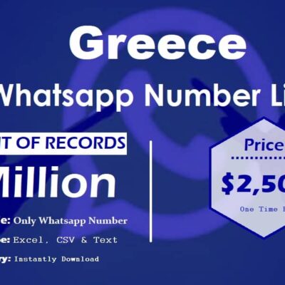 Lista de números do WhatsApp da Grécia