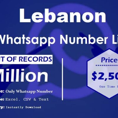 Lista de números de WhatsApp de Líbano