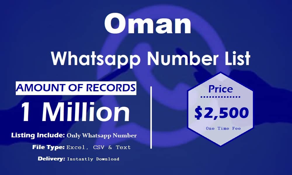 Lista e Numrave të Omanit WhatsApp