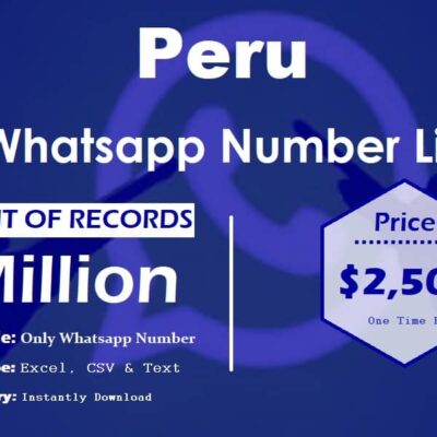 Peruu WhatsAppi numbrite loend