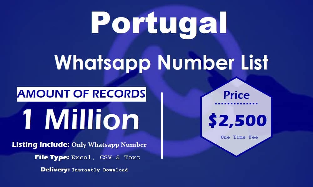 Daftar Nomor WhatsApp Portugal