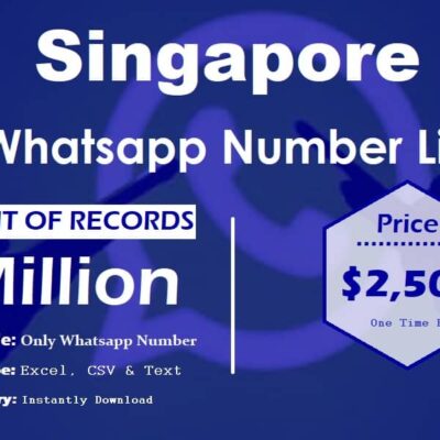 Singapuri WhatsAppi numbrite loend