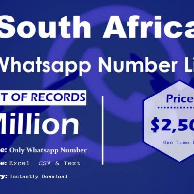 Листа на броеви на Јужна Африка WhatsApp
