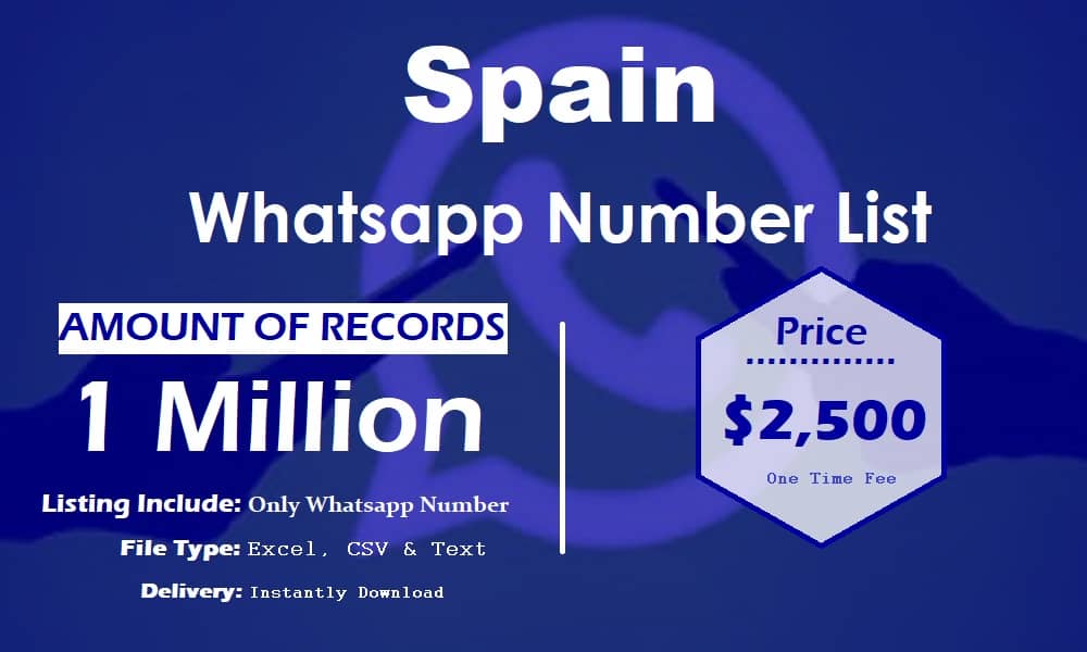 西班牙 WhatsApp 号码列表