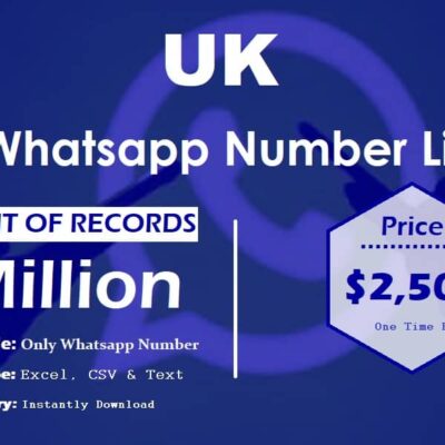 Велика Британија Листа на броеви WhatsApp