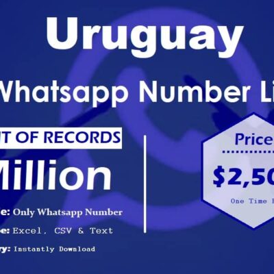 Uruguay WhatsAppi numbrite loend