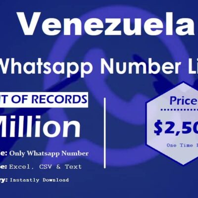 Venezuela WhatsAppi numbrite loend