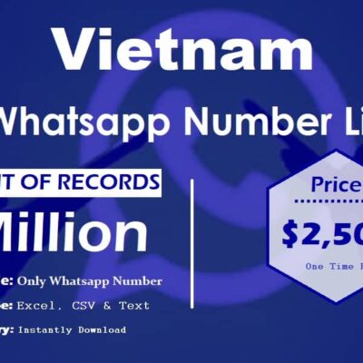 Lista de números de WhatsApp de Vietnam