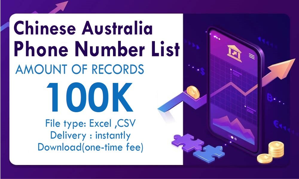 Китайський список телефонних номерів Австралії