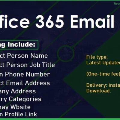 Obrázek seznamu e-mailů Office 365