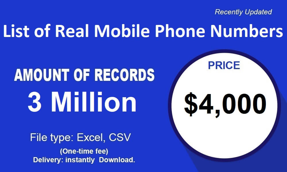 Seznam skutečných čísel mobilních telefonů
