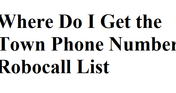Де я можу отримати список телефонних дзвінків міста