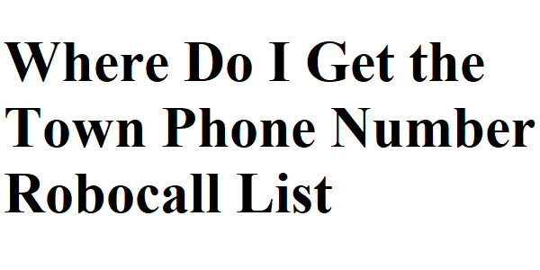 Де я можу отримати список телефонних дзвінків міста