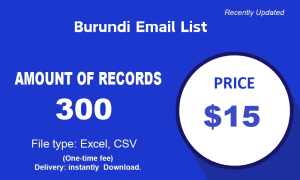 Burundi email list