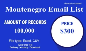 Montenegro email list