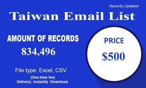 Taiwan email list