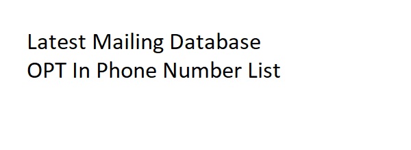 phone number list